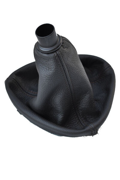 black stitch FITS  CITROEN C5 2001-2007 LEATHER GEAR GAITER CUSTOM NEW