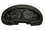 FITS MAZDA MX5 MK1 MIATA GAUGE HOOD COVER LEATHER yellow st CUSTOM NEW