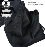 BLACK STITCH MANUAL LEATHER GEAR GAITER FITS TOYOTA LANDCRUISER 120 02-08