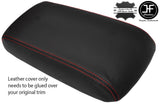 RED STITCH REAL LEATHER ARMREST COVER FITS TOYOTA LEXUS SC SOARER 1990-2000