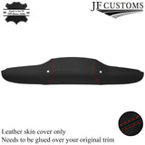 FITS FIAT 500 ABARTH 07-16 DARK RED STITCH LEATHER REAR TAILGATE TRIM COVER