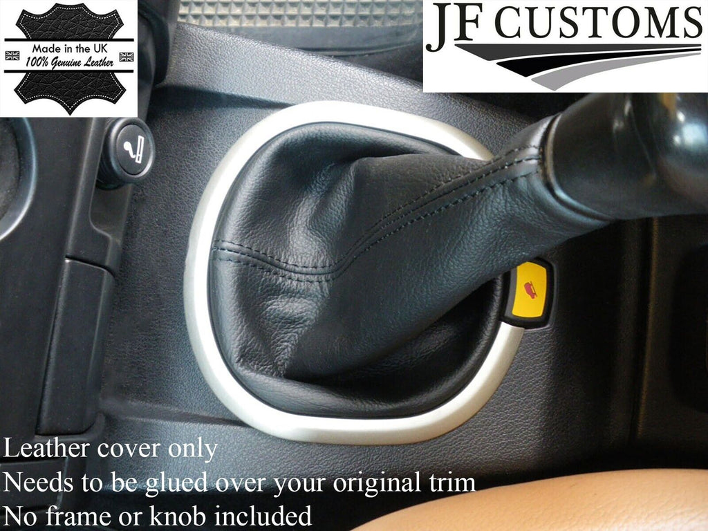BLACK LEATHER GEAR STICK GAITER FOR LAND ROVER FREELANDER 2003-2005 MANUAL