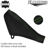GREEN STITCH FITS BMW MINI COOPER R50 R53 2001-2006 HANDBRAKE LEATHER COVER