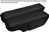 blue stitch FITS VW T4 TRANSPORTER CARAVELLE CAMPER ARMREST COVERS ONLY