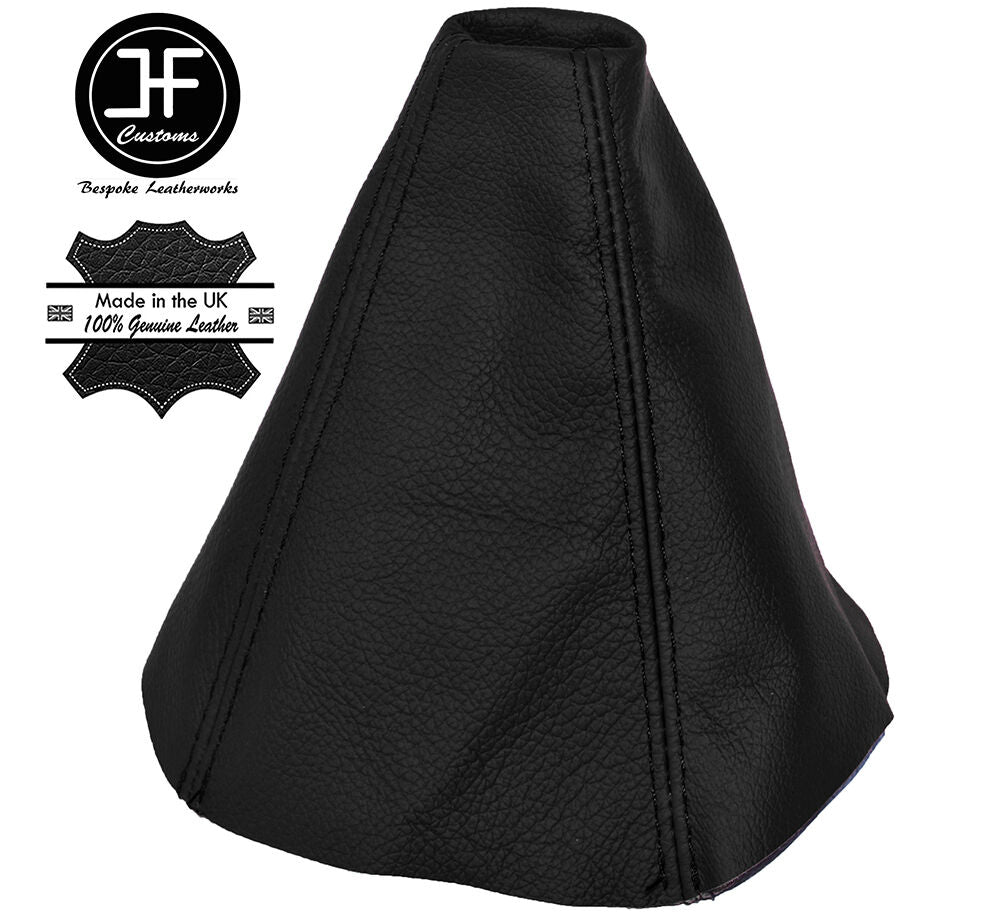 BLACK LEATHER MANUAL GEAR GAITER SHIFT BOOT FITS SEAT IBIZA CORDOBA 1999-2002