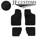 GREY DIAMOND VINYL 4X TAILORED FLOOR CARPETS FOR SAAB 900 CONVERTIBLE 94-98 JF1
