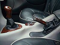 FITS MG ZT MGZT  AUTOMATIC REAL BLACK LEATHER GEAR  GAITER CUSTOM NEW MADE IN UK