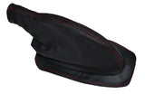 RED STITCH LEATHER HANDBRAKE GAITER FITS TRIUMPH SPITFIRE MK1 GT6 CUSTOM NEW