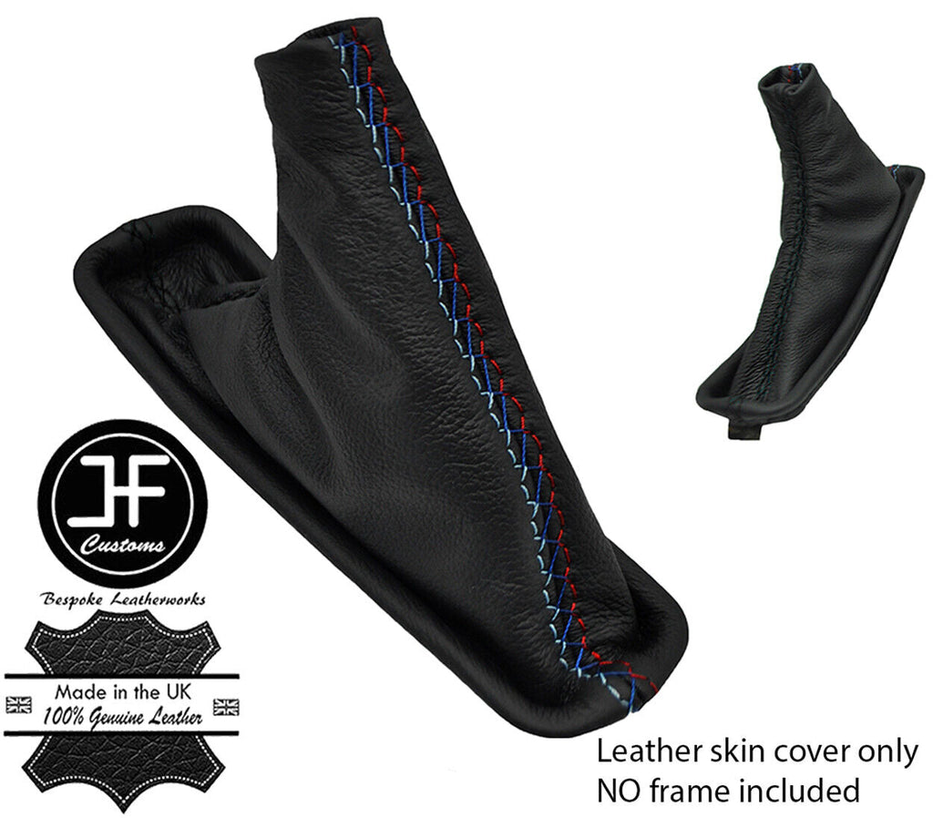 BLACK STITCH MPOWER LEATHER HANDBRAKE GAITER FOR BMW 3 E36 E46 1991-2005