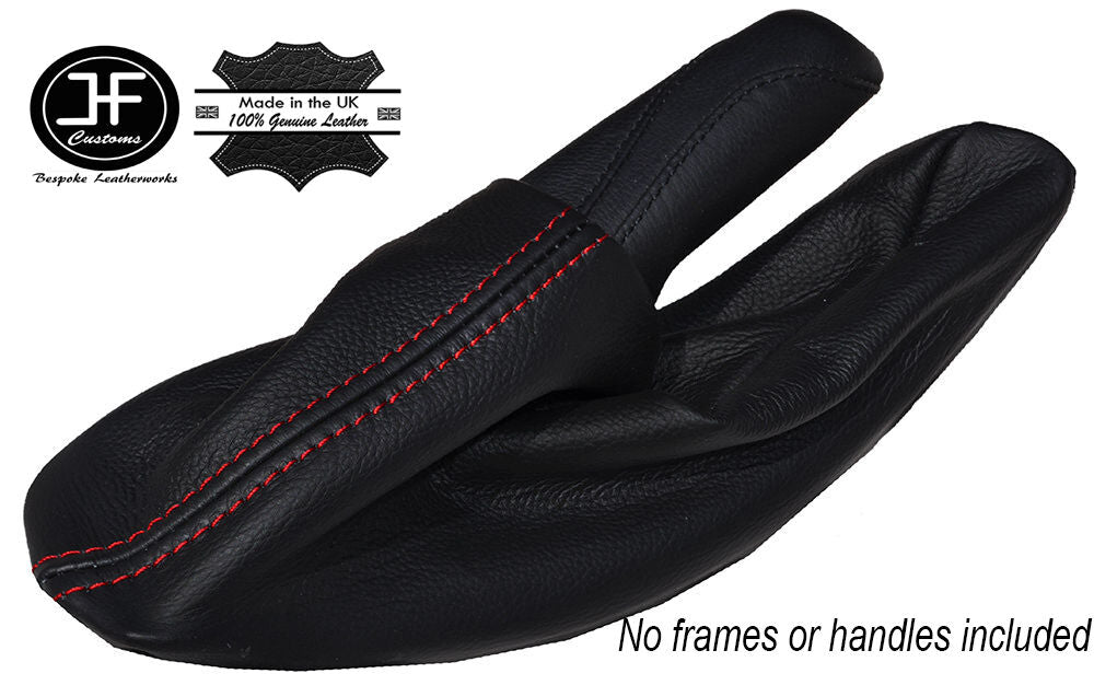 RED STITCHING LEATHER HANDBRAKE GAITER FITS BMW 3 SERIES F80 F81 12-16