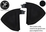 BLACK STITCH 2X END DASH SIDE TRIM SUEDE COVER FOR SMART FORTWO 451 2007-2014