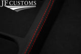 RED STITCHING FITS MAZDA MX5 MK1 MIATA 89-97 RADIO SURROUND LEATHER COVER ONLY