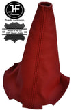 RED LEATHER MANUAL GEAR GAITER FITS PEUGEOT 107 CITROEN C1 TOYOTA AYGO 09-14