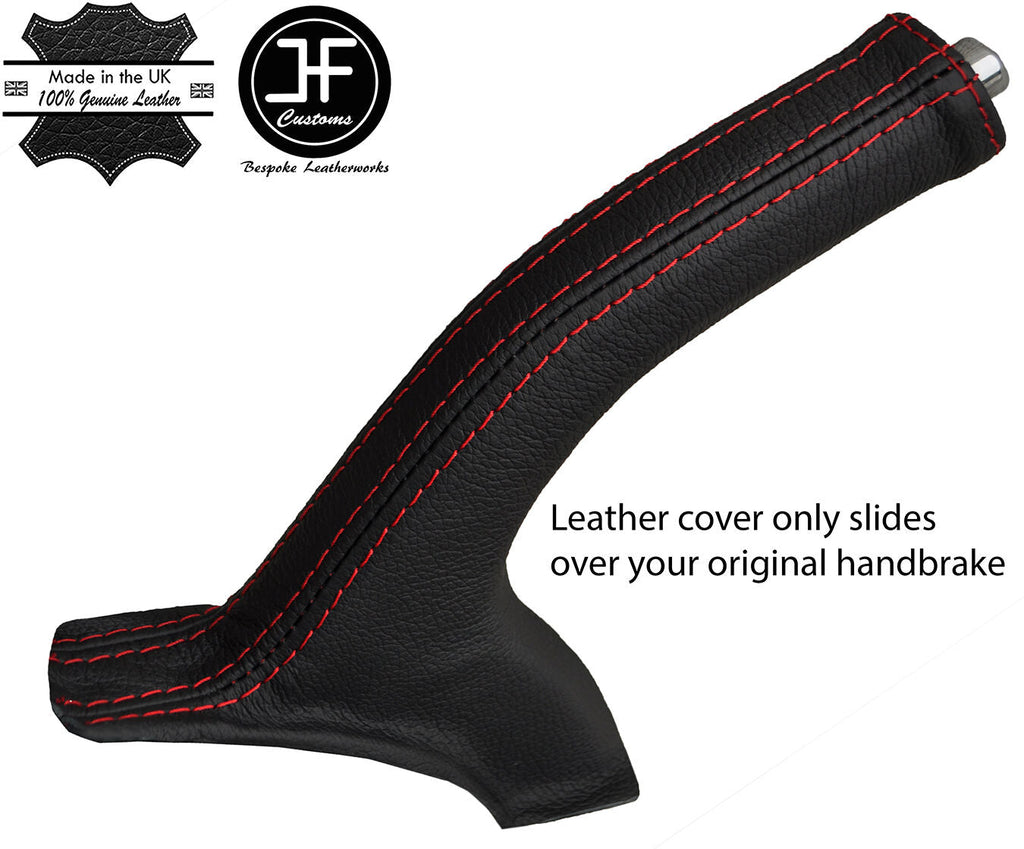 RED STITCHING LEATHER HANDBRAKE GAITER FITS HYUNDAI I30 2007-2011 CUSTOM NEW