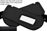 BLACK STITCH FITS VAUXHALL OPEL ASTRA MK2 GTE 84-93 2X SUN VISORS COVERS