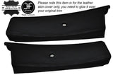 BLACK STITCHING 2X REAR C POST PILLAR LEATHER COVER FITS BMW E30 TOURING 82-93