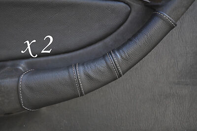 GREY STITCH FITS TOYOTA CELICA GT4 T18 90-93 2X DOOR HANDLE LEATHER COVERS