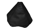 BLACK STITCHING  LEATHER GEAR GAITER FITS FORD PROBE 1993 TO 1997 CUSTOM NEW