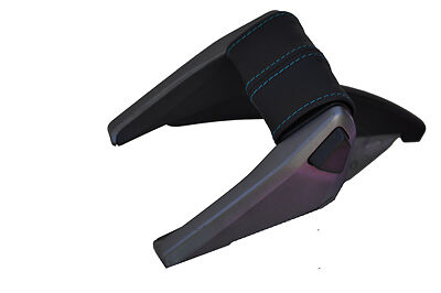 FITS VAXHALL ZAFIRA B 05+ blue stitch LEATHER HANDBRAKE GAITER COVER CUSTOM NEW