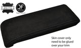 BLACK STITCHING REAL SUEDE ARMREST LID COVER FITS VW BEETLE 2011-2016 CUSTOM NEW