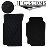 BLUE DIAMOND STITCH VINYL 4X TAILORED FLOOR CARPETS FOR PEUGEOT 406  95-04 JF1