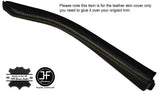 YELLOW STICH 1X CENTER CONSOLE SIDE TRIM LEATHER COVER FITS BMW 5 SERIES F10 F11