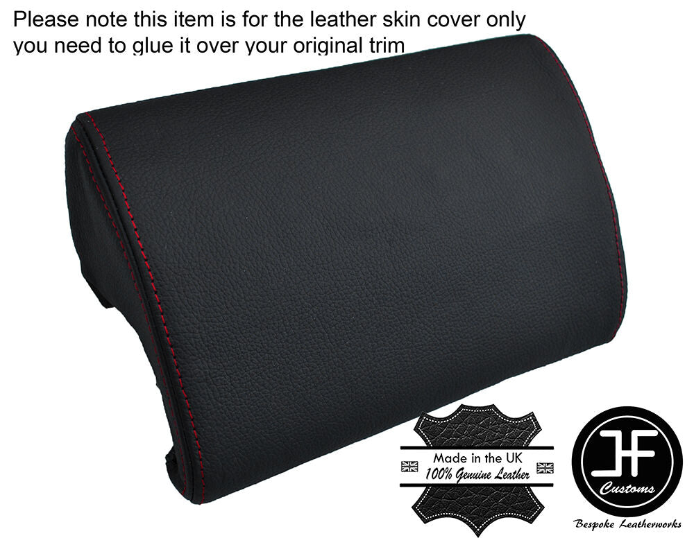 RED STITCH REAR SEAT ARMREST LEATHER COVERS FITS MERCEDES S CLASS W221 06-13