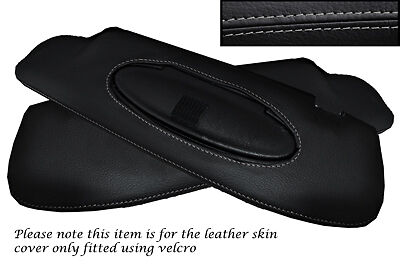GREY STITCH FITS PORSCHE 911 997 05-13 CARRERA 2X SUN VISORS LEATHER COVERS ONLY