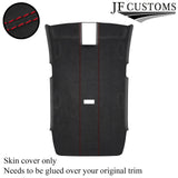 RED STITCH D GREY LUXE SUEDE HEADLINER COVER FOR VW GOLF MK7 13-19 3DR