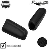 BLACK STITCH 2X SEAT HANDLE KNOB & PLATE COVER+FRAMES FOR LAND ROVER DEFENDER