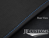 L BLUE DIAMOND STITCH VINYL 4XTAILORED FLOOR CARPET FOR SUZUKI SWIFT 05-10 JF1