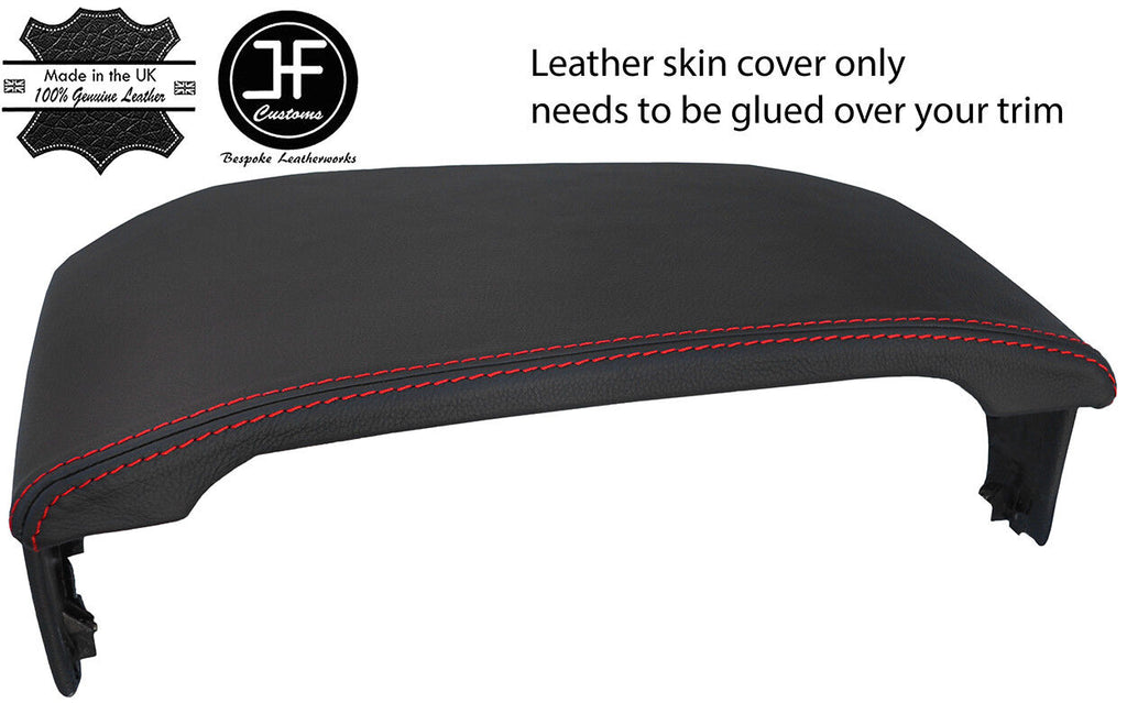 RED STITCH SPEEDO CLUSTER HOOD LEATHER COVER FOR AUDI QUATTRO UR COUPE GT B2