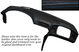 BLUE STITCH FITS CORVETTE C5 1997-2004 TOP DASH DASHBOARD LEATHER COVER ONLY
