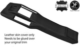 BLACK TOP GRAIN LEATHER CENTRE CONSOLE COVER FITS TOYOTA MR2 MK1 AW11 1984-1990