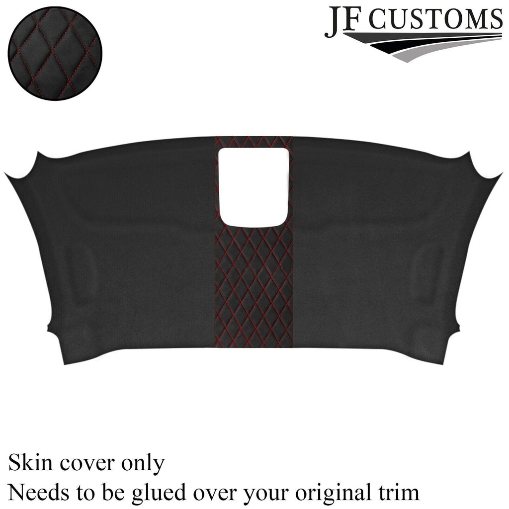 DSG2 D RED STITCH D GREY LUXE SUEDE HEADLINER COVER FOR MERCEDES VITO 14-21 VAN
