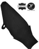 BLACK STITCH FAUX SUEDE HANDBRAKE GAITER FITS MINI R50 R53 2001-2006 HATCHBACK