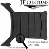 RED  STITCH L GREY LUXE SUEDE HEADLINER NON SUN ROOF COVER FOR BMW E30 SALOON