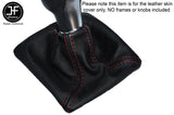 RED STITCH MANUAL LEATHER GEAR GAITER FITS PORSCHE BOXSTER 981 & CAYMAN 14-16
