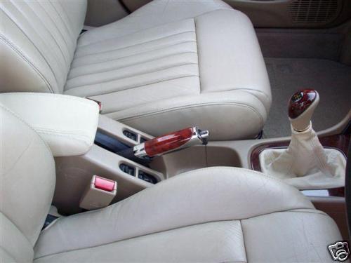 FITS ROVER 400 416 420 414 LEATHER GEAR  BOOTGAITER CREAM CUSTOM NEW MADE IN UK