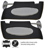 YELLOW STITCH FITS BMW MINI R50 R53 ONE COOPER S 01-03 2X SUN VISORS COVERS