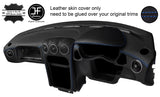 BLUE  STITCH DASH DASHBOARD REAL LEATHER COVER FITS ALFA ROMEO GTV 916 PHASE 2
