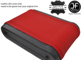 RED REAL LEATHER ARMREST LID COVER FITS JEEP WRANGLER 2007-10 CUSTOM NEW