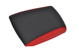 BLACK RED FITS HOLDEN VY VZ COMMODORE SS HSV 02-06  LEATHER ARMREST COVER ONLY