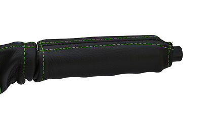 green stitch FITS VW T4 TRANSPORTER CARAVELLE CAMPER HANDBRAKE HANDLE COVER