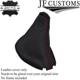 RED STITCH FITS OMEGA B 1994-1999 AUTOMATIC AUTO GEAR SHIFT GAITER LEATHER