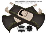 YELLOW STITCH 2X UPPER B PILLAR LEATHER COVERS FITS BMW MINI R50 R53 2001-2006