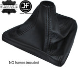 BLACK STITCHING MANUAL LEATHER GEAR GAITER FITS BMW 5 SERIES F10 F11 2010-2016