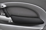 FITS  BMW MINI COOPER 2X PANTHER 2X DOOR HANDLE COVERS black CUSTOM NEW