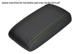 green stitch FITS TOYOTA COROLLA TSPIRIT 02-07  LEATHER ARMREST COVER ONLY