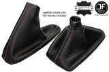SAND & TRI STITCH CARBON LOOK GEAR HANDBRAKE GAITER FOR BMW  E36 E46 91-05